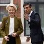 EU-Kommissionspräsidentin Ursula von der Leyen und Großbritanniens Premier Rishi Sunak