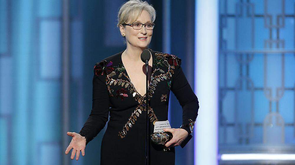 Politischer Klartext statt Dankeshymnen: Superstar Meryl Streep