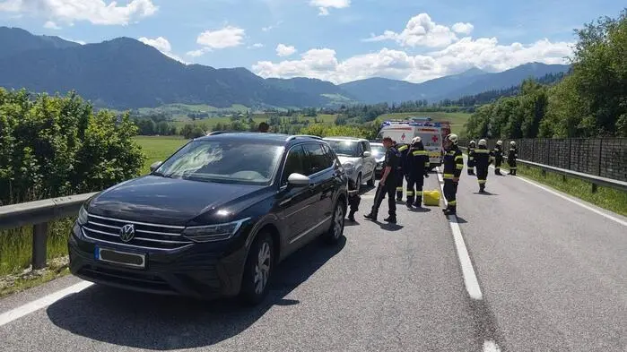 Der Unfall passierte am späten Vormittag, verletzt wurde niemand