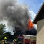 Innerhalb kürzester Zeit stand der Dachstuhl in Vollbrand