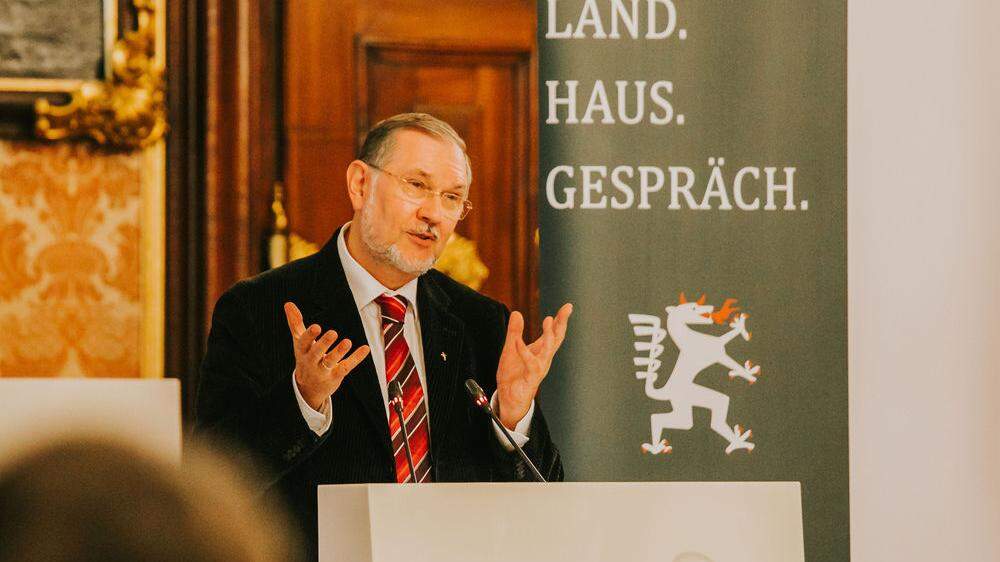 Referierte im Landhaus: Der langjährige steirische Superintendent Hermann Miklas