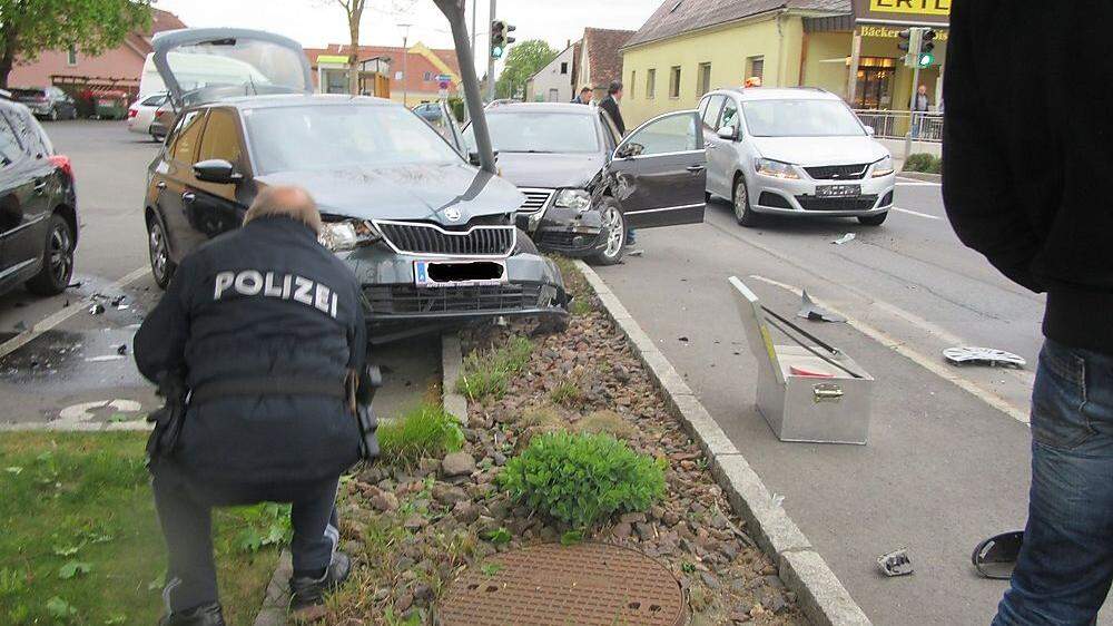 Bei einem Verkehrsunfall in Gniebing wurde am Montag eine Frau verletzt.