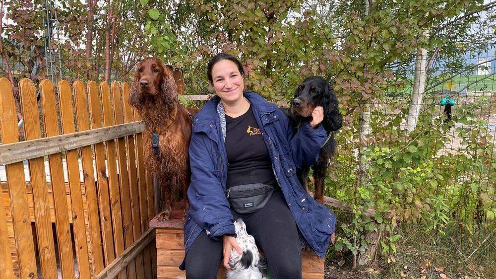 Kerstin Biernat-Scherf arbeitet seit drei Jahren im Tierheim Franziskus
