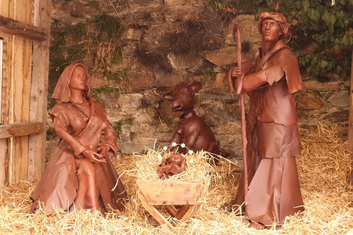 Das gibt es nur in St. Kathrein am Offenegg, eine Schokoladenkrippe. Dieses Kunstwerk wurde von der Konditorin Eveline Wild mit viel liebe zum Detail hergestellt.