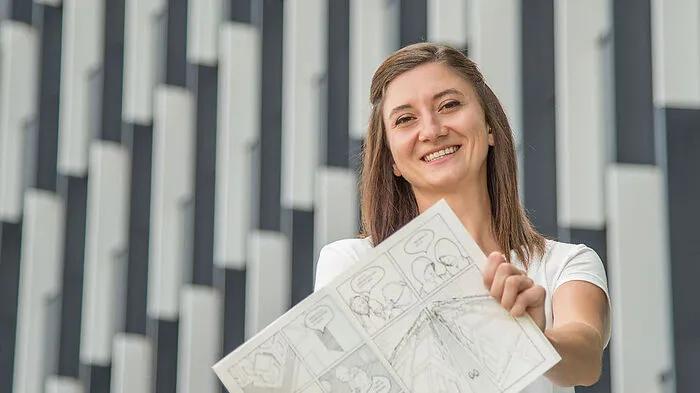 Geschichten in Bilder und Reime übersetzt: Johanna Reggers Diplomarbeit ist als Comic erschienen
