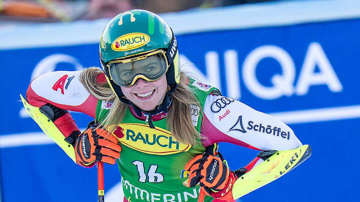 Katharina Liensberger war als 13. beim ersten RTL am Semmering beste ÖSV-Läuferin