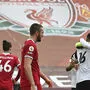Hängende Köpfe bei den Liverpool-Spielern, Jubel bei Fulham