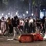 Ausschreitungen nach dem Semifinale im Stade de France