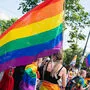 Foto von der Regenbogenparade in Wien