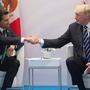 Enrique Pena Nieto und Donald Trump auf einem Archivbild vom G20-Gipfel