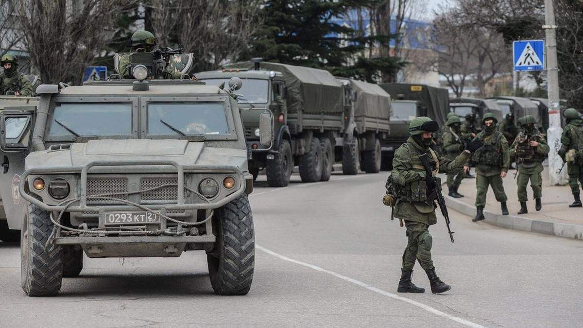 Seit Februar 2014 wird die Krim von russischem Militär kontrolliert