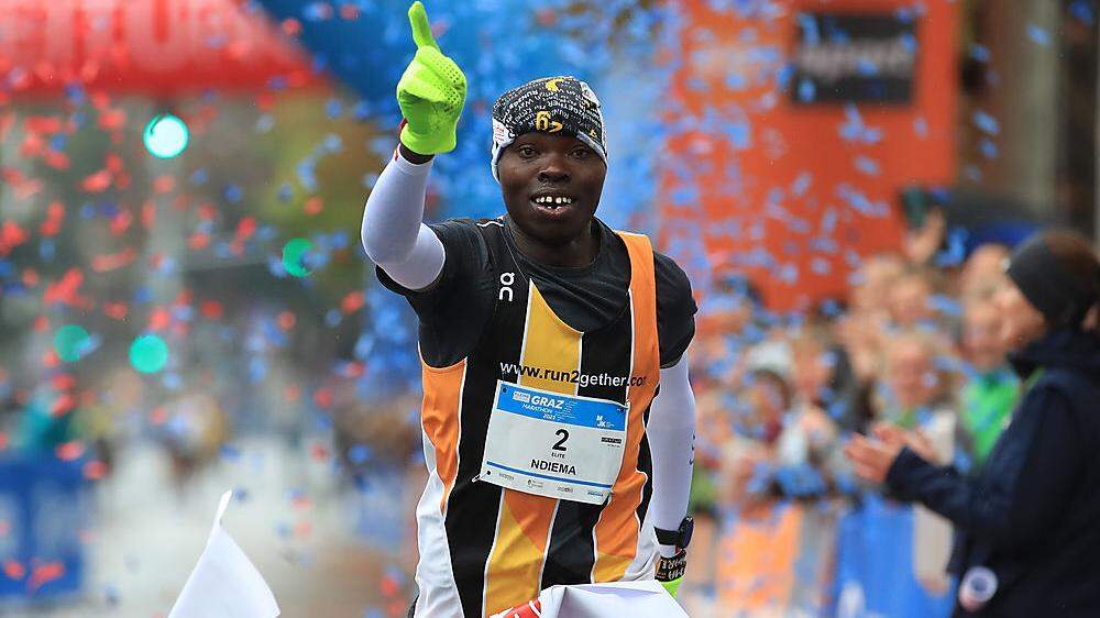 Charles Ndiema siegte in Graz mit neuem Rekord 