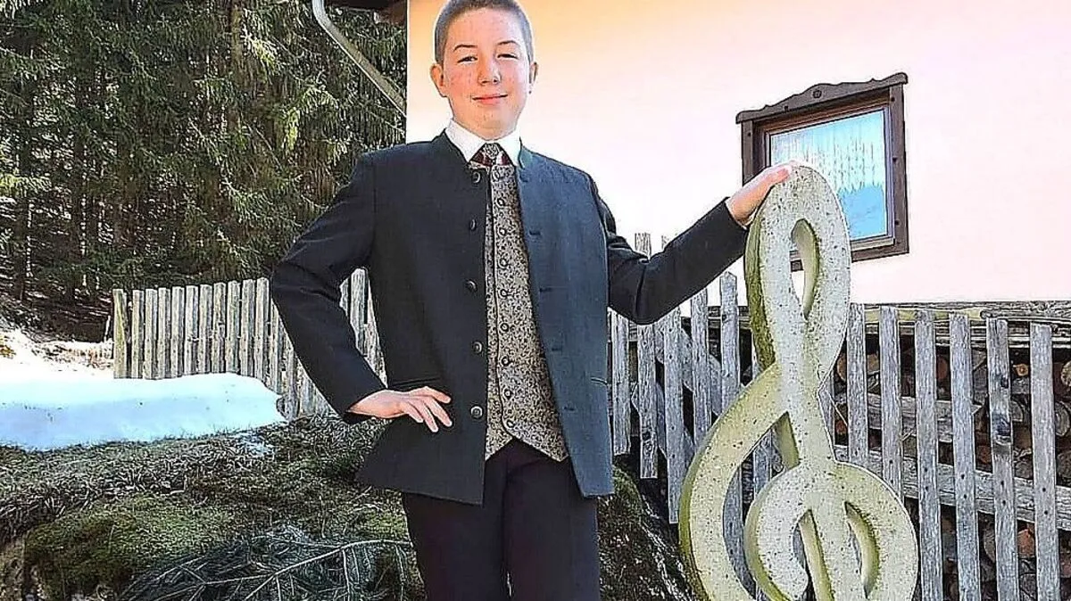 Stefan Rauter steht im "Vorfinale" des Steirischen Harmonikawettbewerbs 2021.