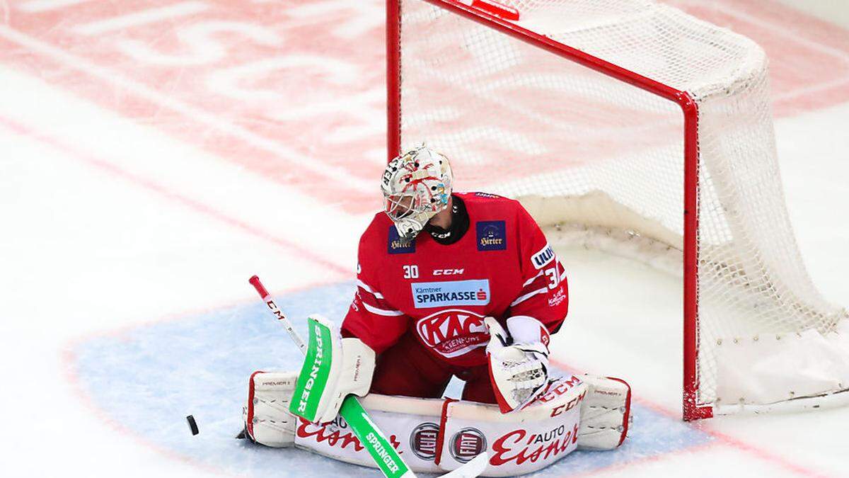 Keeper Lars Haugen stand gegen Linz wieder im Tor