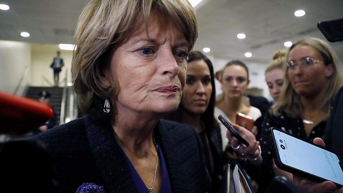 Die republikanische Senatorin Murkowski will sich nicht auf die Seite der Demokraten schlagen.