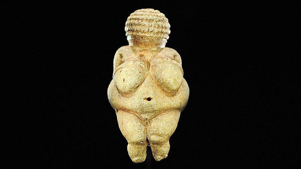 Für Facebook zu obszön: Die Venus von Willendorf im Naturhistorischen Museum in Wien