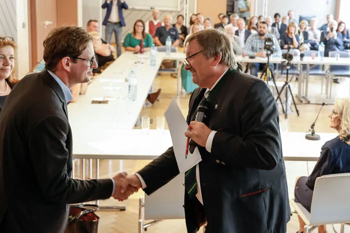 ...ebenso wie den neuen Vizebürgermeister Albert Krug