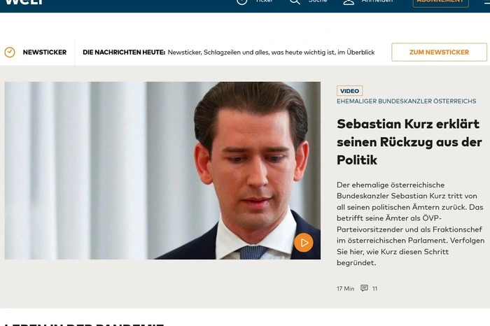 Kurz in der "Welt"