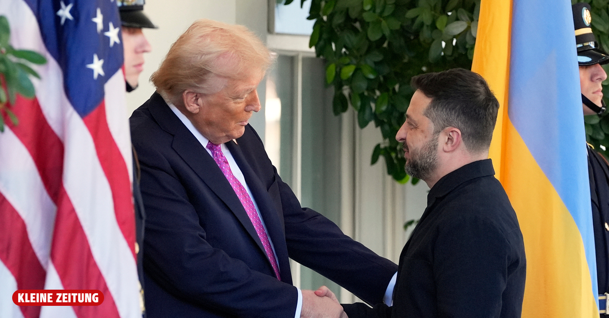 Ukraine-Krieg: Selenskyj trifft Trump zwei Stunden früher als geplant