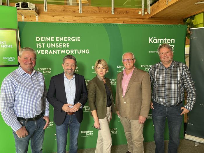 Von links: Fritz Gambs, Michael Marketz, Karin Leeb, Karl Lessiak und Wolfgang Schlick