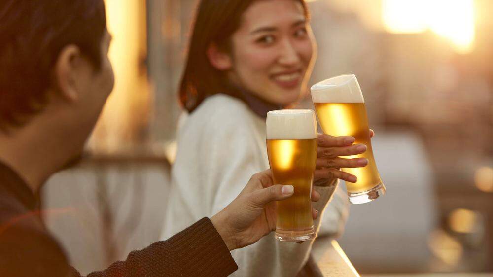 Laut japanischen Behörden ein seltener Anblick: junge Menschen mit Alkohol. 