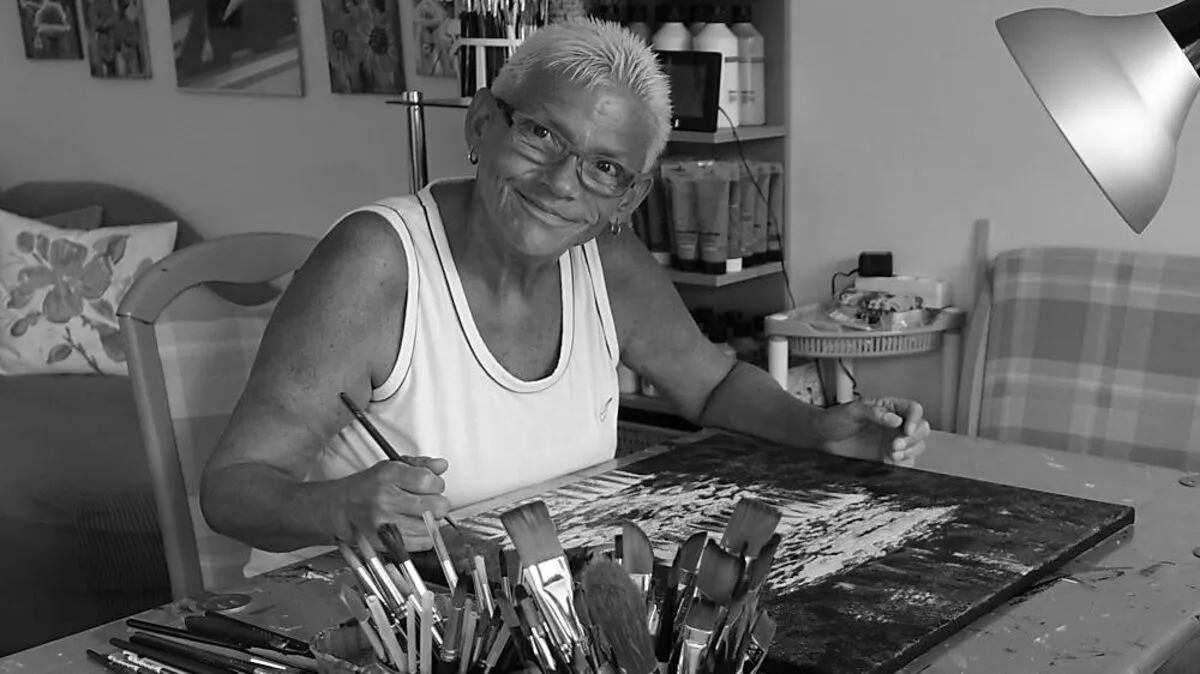 Ihr Mittel gegen den Schmerz: Malen und Gedichte schreiben