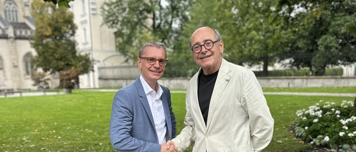 Staffelübergabe im Landesgremium des Außenhandels: Christoph Kovacic und Manfred Kainz