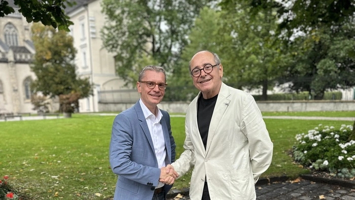 Staffelübergabe im Landesgremium des Außenhandels: Christoph Kovacic und Manfred Kainz
