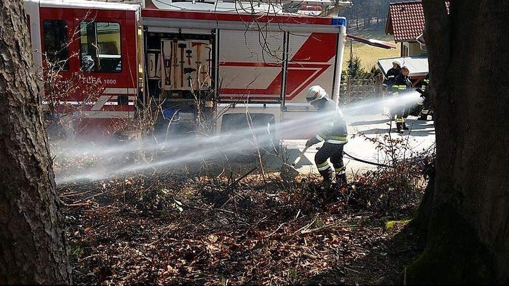Die Feuerwehr konnte das Entstehen eines größeren Brandes verhindern