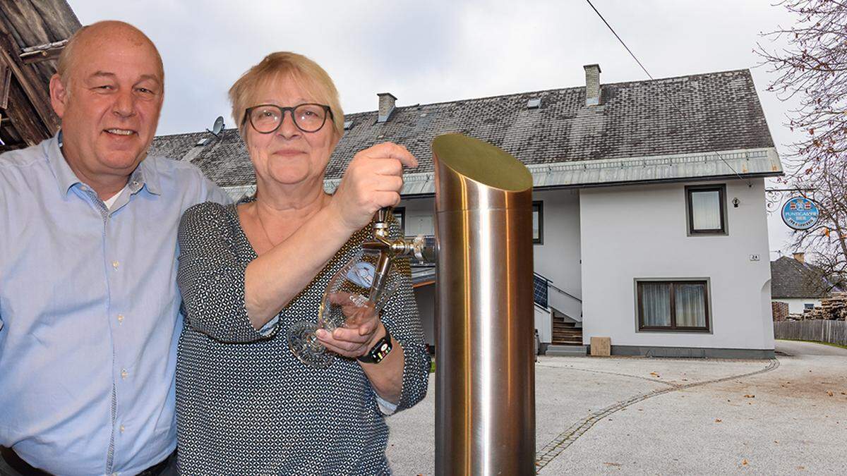 Claudia und Wolfgang Jessernig vom Gasthaus „Kirchenwirt Obersteiner“