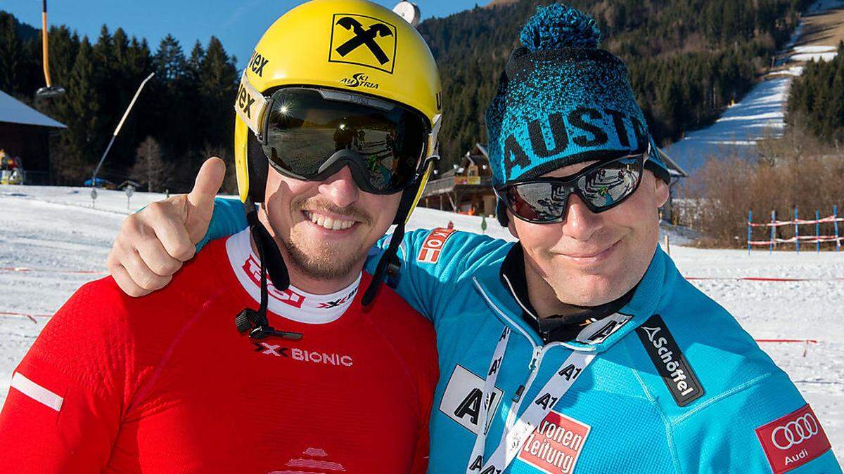 Max und Werner Franz lernten auf den Weißbriacher Pisten Skifahren