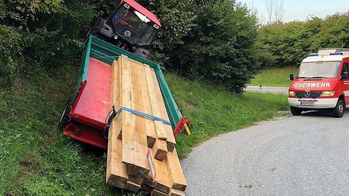 Der Lenker, ein Weststeirer, blieb unverletzt