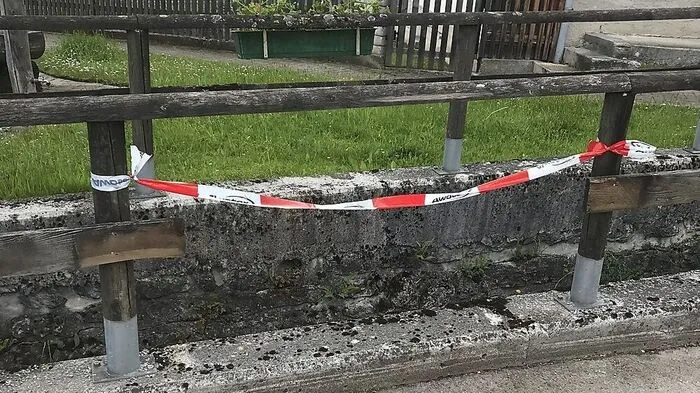 Diese Bachstelle in Aflenz stellt ein Sicherheitsrisiko da