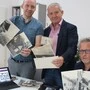 Von links: Eisenkappels Vizebürgermeister Jürgen Lamprecht, Familienforscher Ferdinand Bevc und Dokumentensammler Andreas Jerlich 