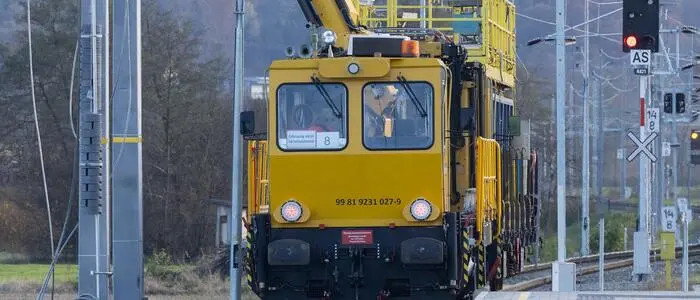 Für die Elektrifizierung der Steirischen Westbahn sind umfassende Oberleitungsarbeiten notwendig
