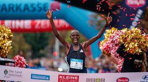 Dickson Kiptoo beendete den Graz-Marathon 2023 in 2:08:31 Stunden