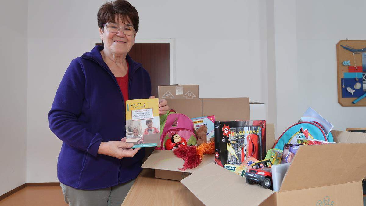 Felicitas Haring ist seit vielen Jahren die treibende Kraft hinter der Adra-Weihnachtsaktion