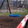 Einer der vielen gesperrten Spielplätze