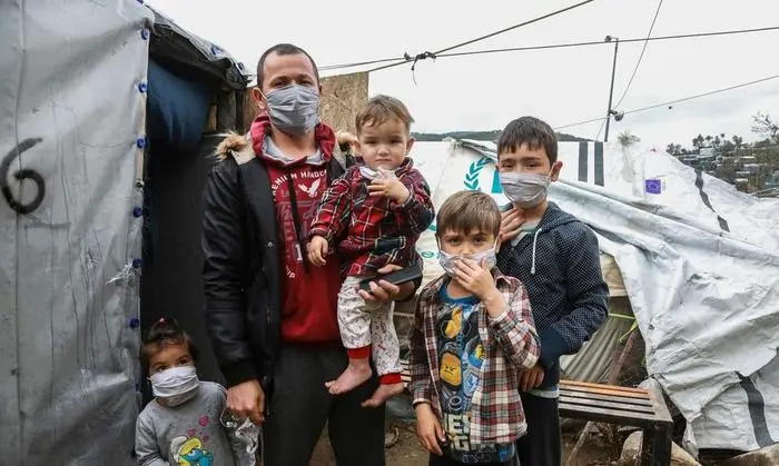 Leben im Lager auf Lesbos: Nun droht auch noch die Corona-Gefahr 