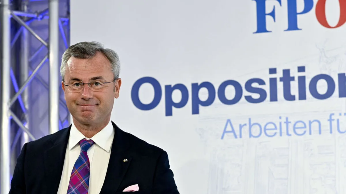 Parteichef Norbert Hofer 