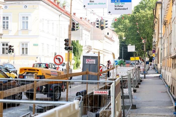 Die Elisabethstraße wird erst kommendes Jahr fertig