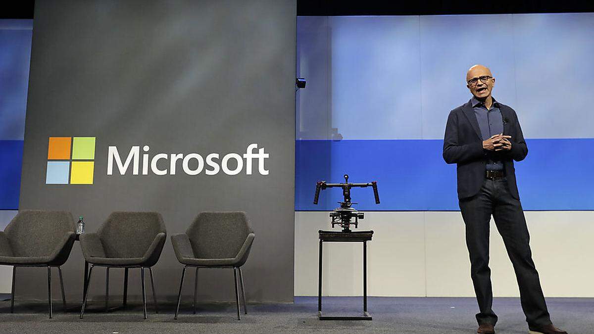 Microsoft CEO Satya Nadella kann zufrieden sein