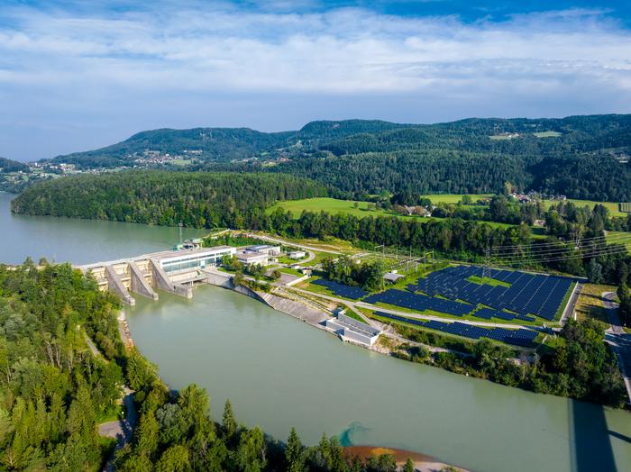Das Draukraftwerk zwischen Rosegg und dem Faakersee ist nur eines von vielen Wasserkraftwerken in Kärnten