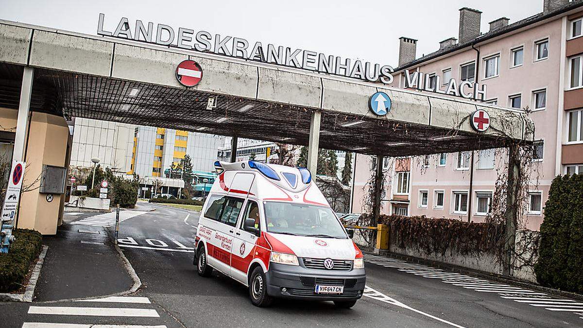 Das Opfer wird im LKH Villach behandelt