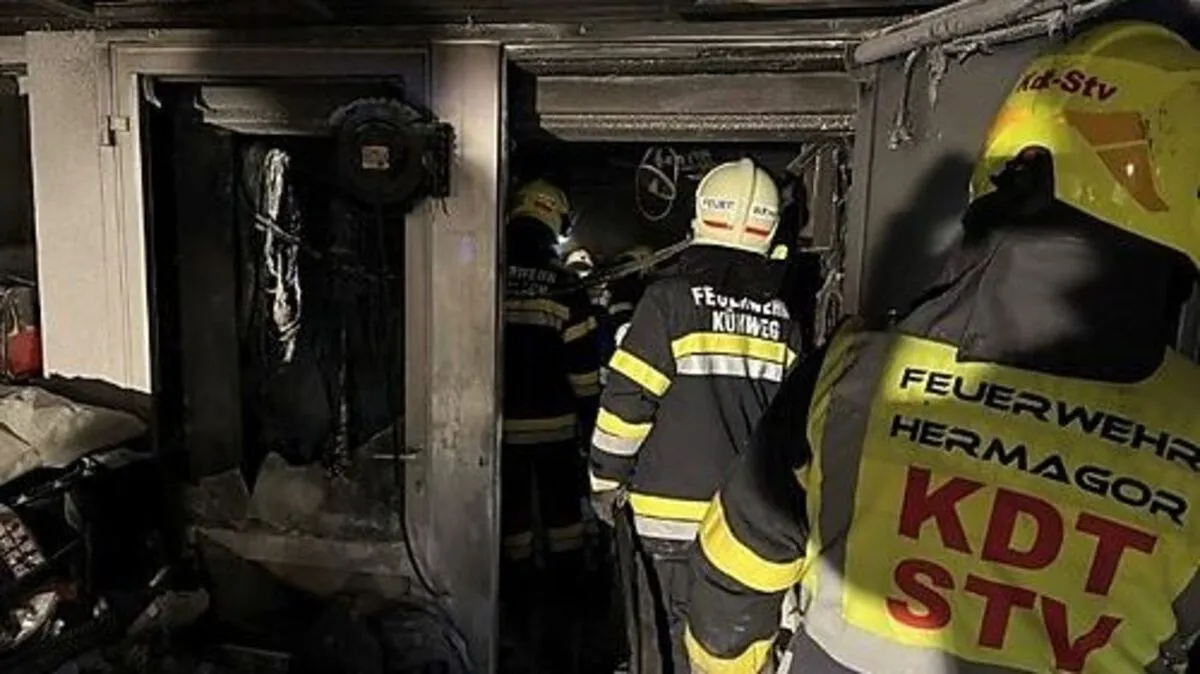 Auch die FF Hermagor stand im Einsatz