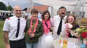 Beste Stimmung war beim Pfingstsunnti in Gnias garantiert