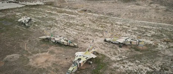Israel begründete die Angriffe auf einen verlassenen Militärflugplatz in der Nähe der Grenze mit einer Bedrohung durch die Türkei