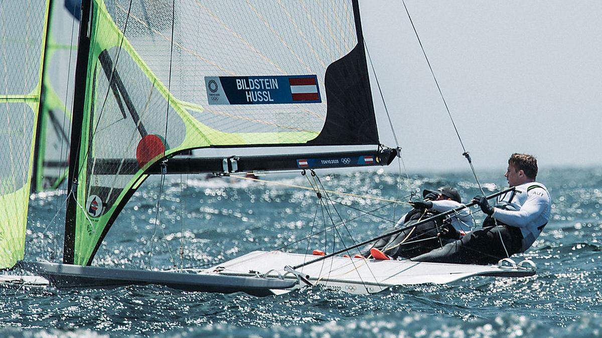 Benjamin Bildstein und David Hussl schafften es als einziges österreichisches Duo ins Medal Race