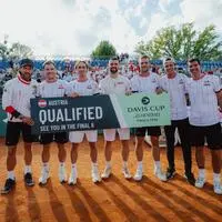Österreichs Davis-Cup-Team schaffte erneut den Sprung nach Bologna