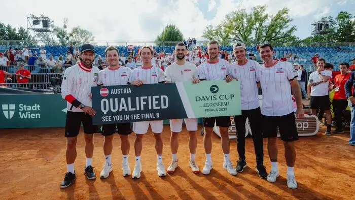 Österreichs Davis-Cup-Team schaffte erneut den Sprung nach Bologna